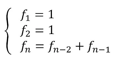 Espressione matematica della successione di Fibonacci